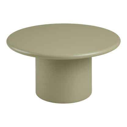 Mesa de café Nagano - mesa de café, verde Ø80x40 cm
