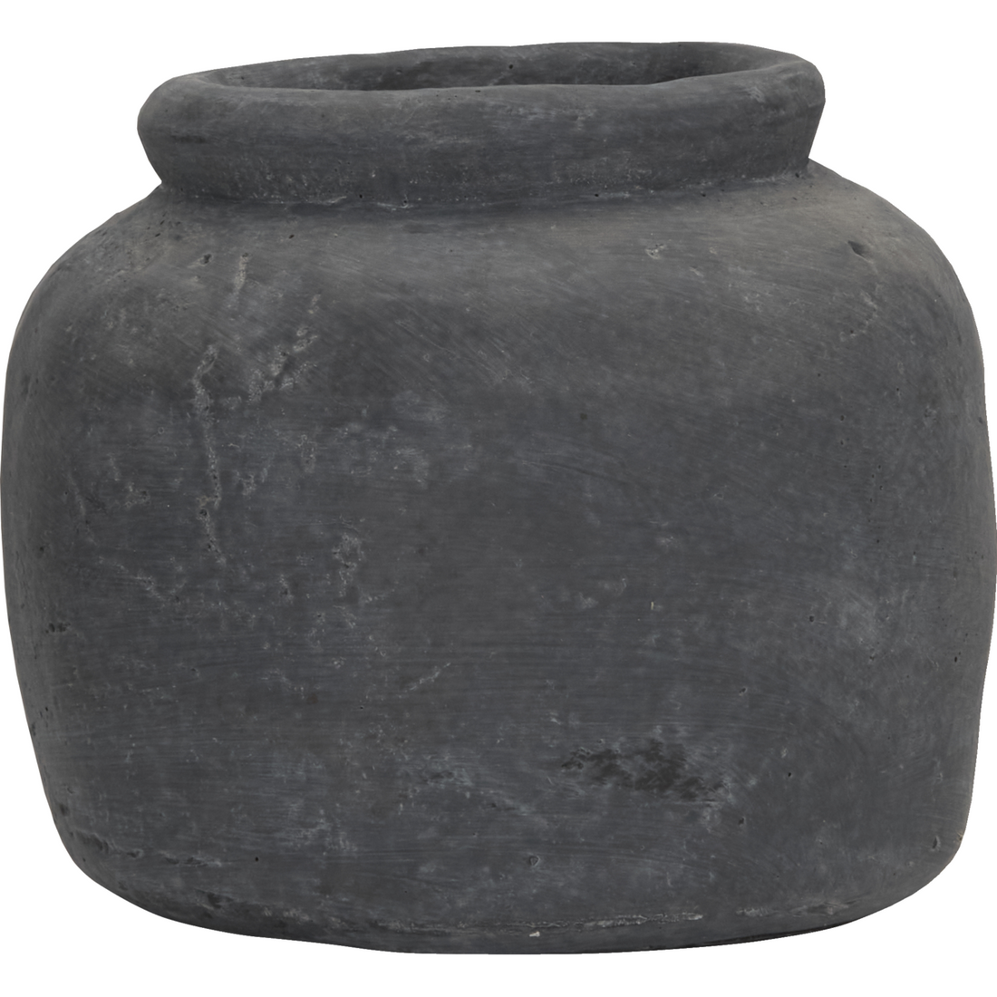Pote de ervas, hdrustics, concreto
