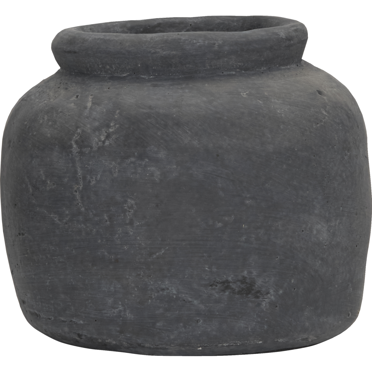 Pote de ervas, hdrustics, concreto