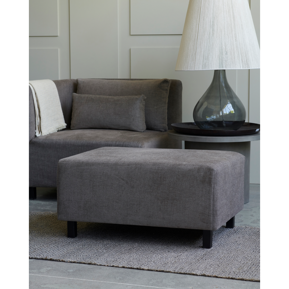 PUF, noite de Hdhazel, cinza; marrom