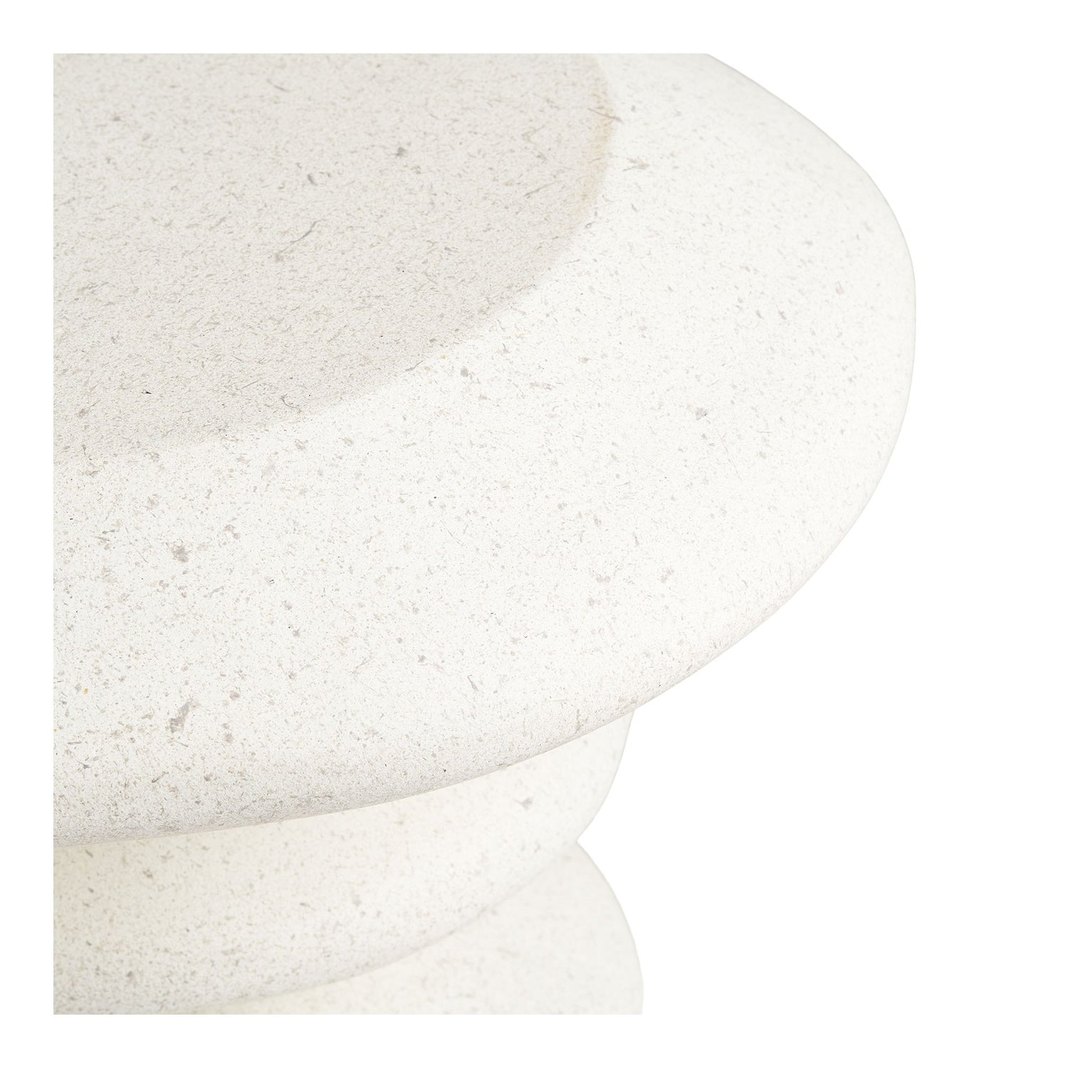 Mesa lateral de Blackburn - Tabela lateral, Fiberclay, White Ø36x45.5 cm