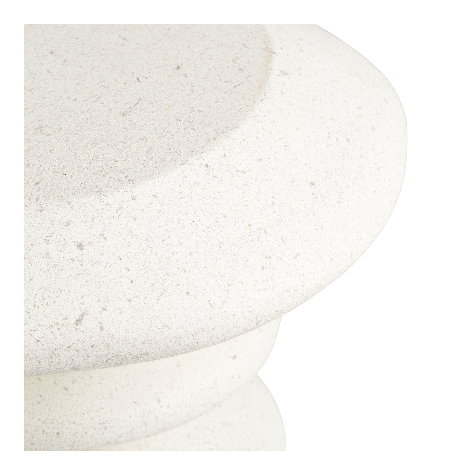 Mesa lateral de Blackburn - Tabela lateral, Fiberclay, White Ø36x45.5 cm