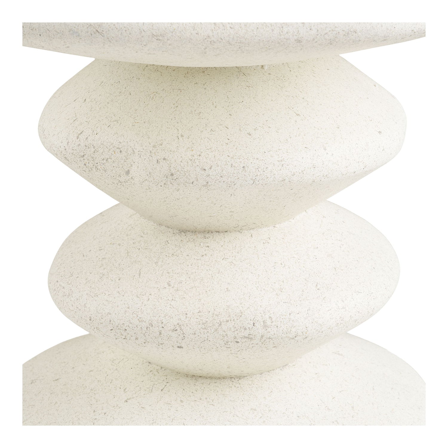 Mesa lateral de Blackburn - Tabela lateral, Fiberclay, White Ø36x45.5 cm