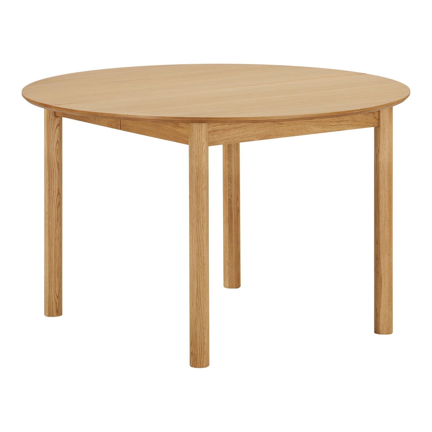Mesa de jantar de Bundaberg - mesa de jantar, finos de carvalho, incl. Placas adicionais Ø120x120-170-220x75 cm