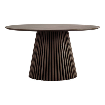 Mesa de jantar Osaka - mesa de jantar, Egefins, Ø140x75 cm defumado