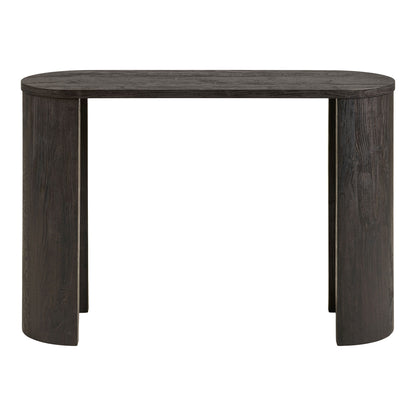 Tabela de console Bibione - Tabela de console, marrom escuro 38x114x75 cm
