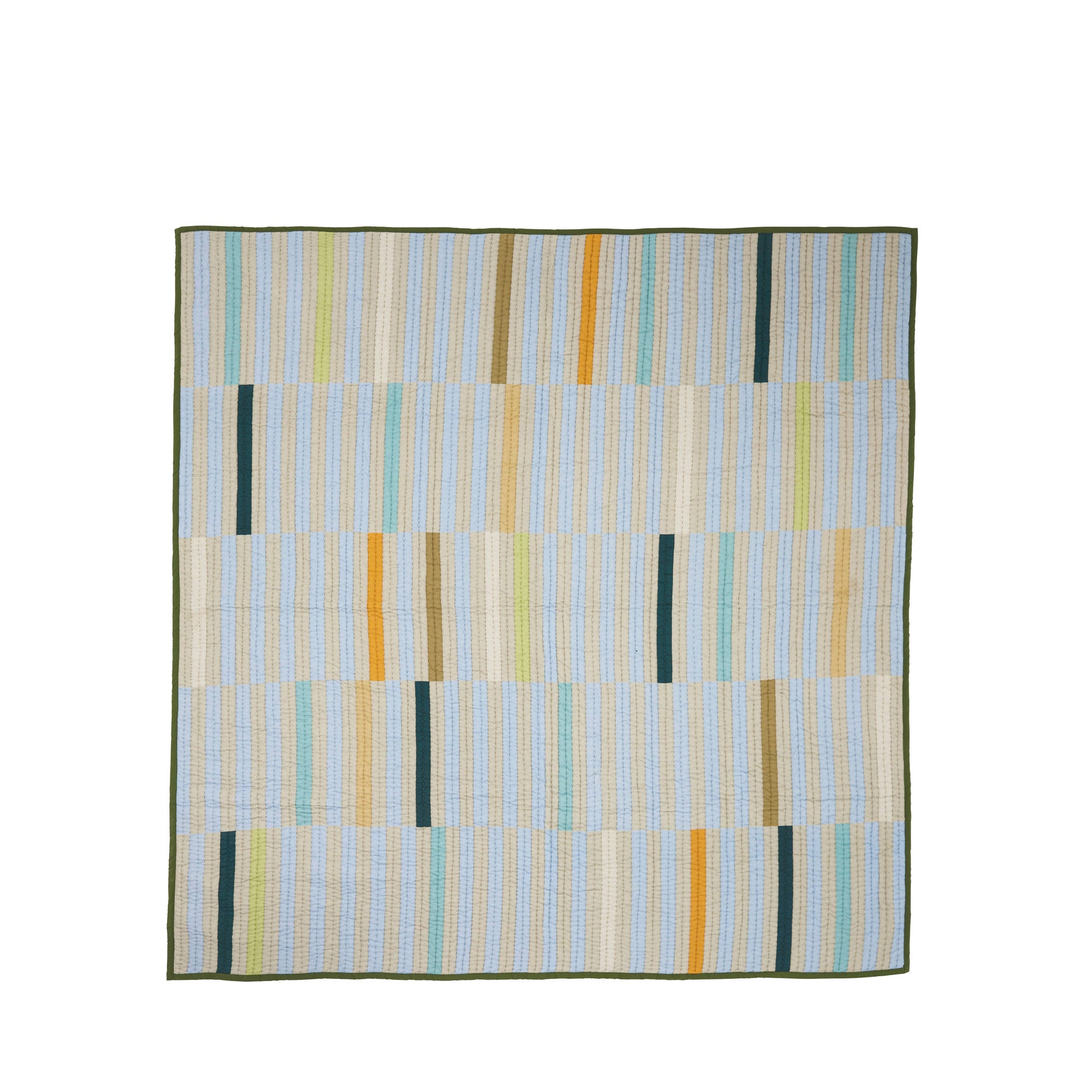 Hübsch Twist Bloco 260x260 Verde escuro/multicolor