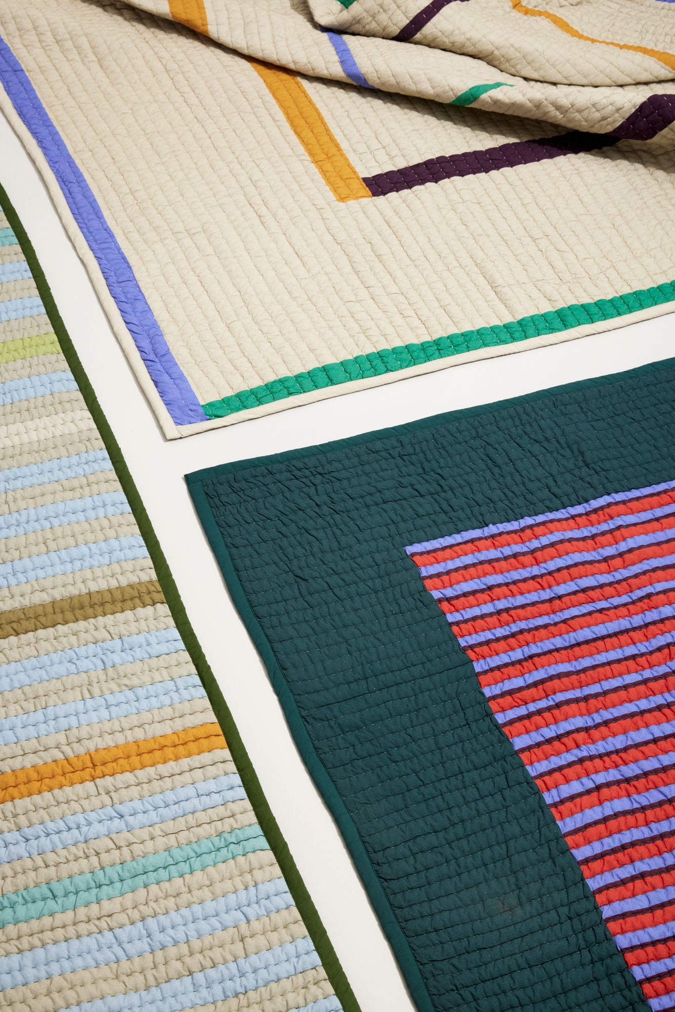 Hübsch Twist Bloco 260x260 Verde escuro/multicolor