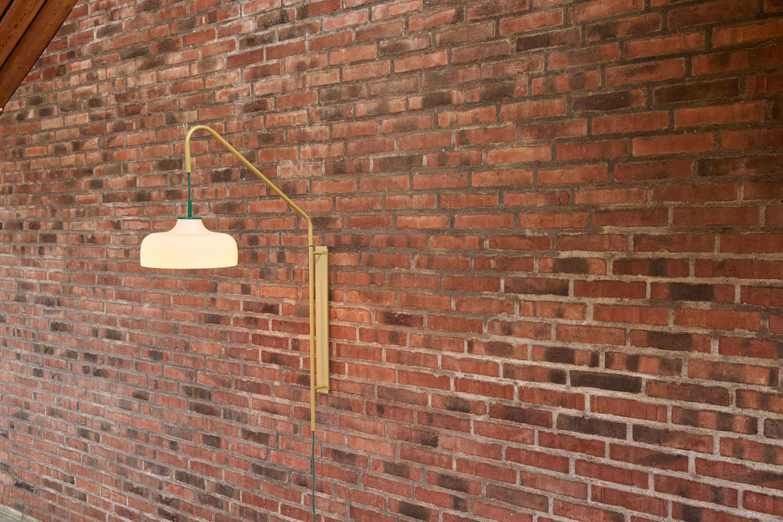 Lâmpada de parede atual verde - 71x30xh111cm, e27