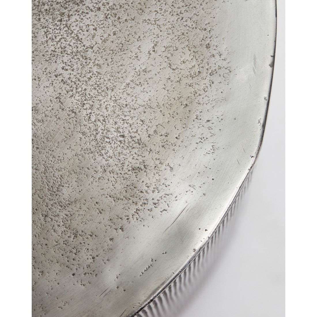 Mesa de centro, HDRota, Prata escovada h: 35 cm, d: 50 cm