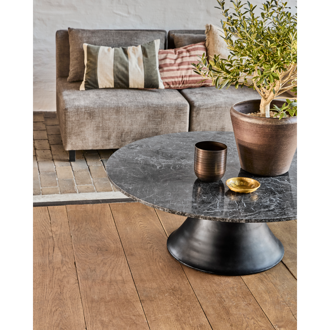 Mesa de café, Hdgaya, marrom