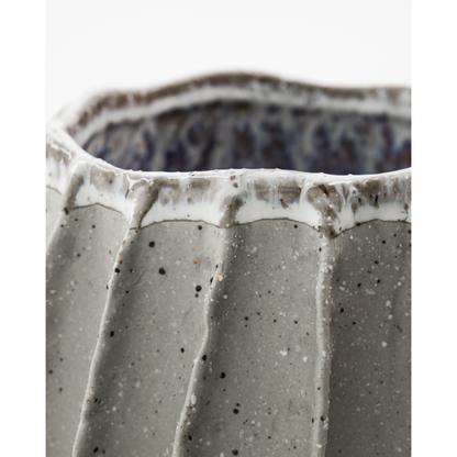 Pote de ervas, hdshell, cinza; bege