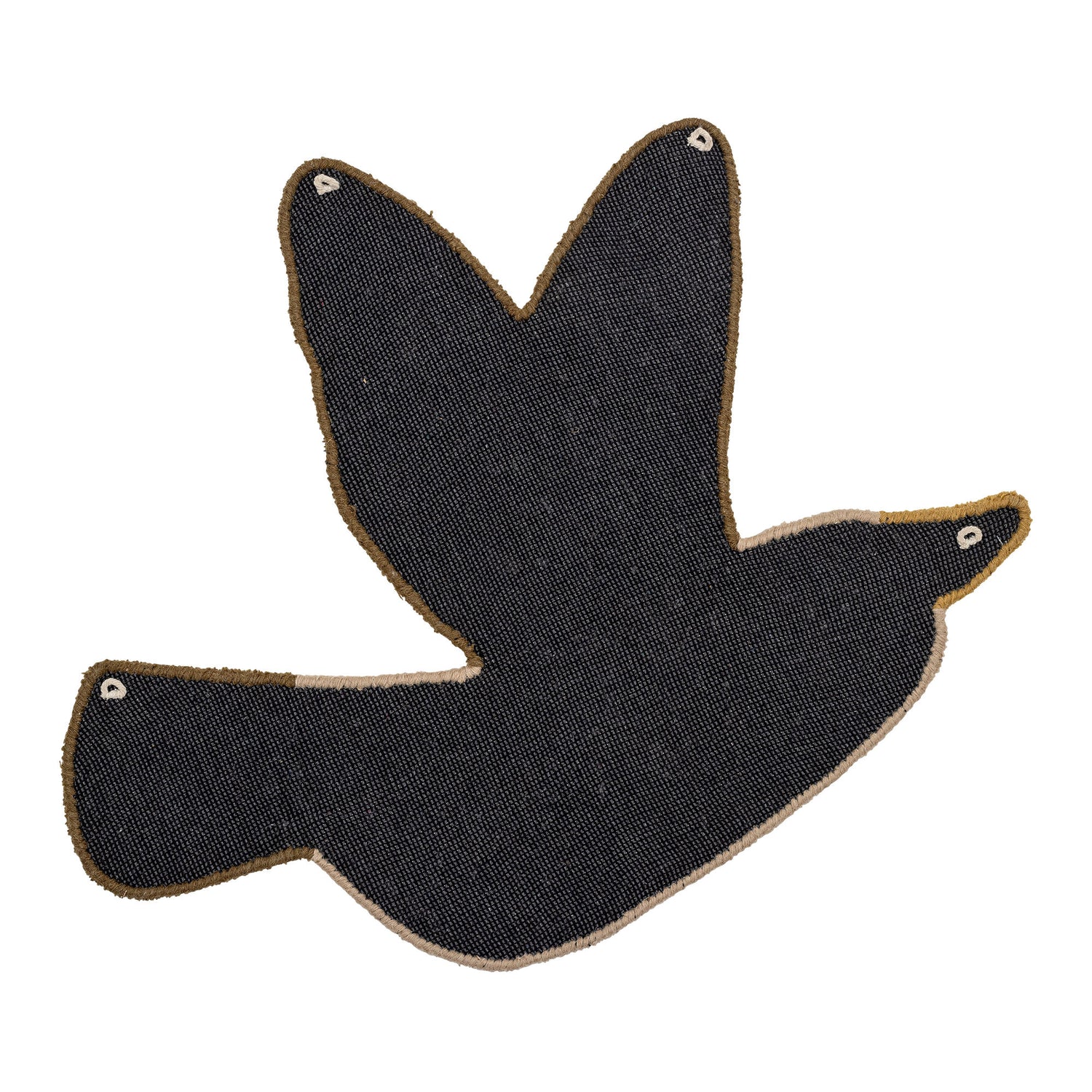 Bloomingville Mini Blue Jay Carpet, azul, lã