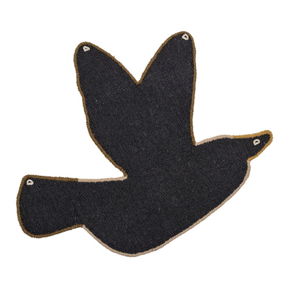Bloomingville Mini Blue Jay Carpet, azul, lã
