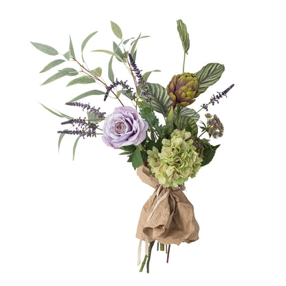 Bloomingville Whisper Bouquet, roxo, flores artificiais