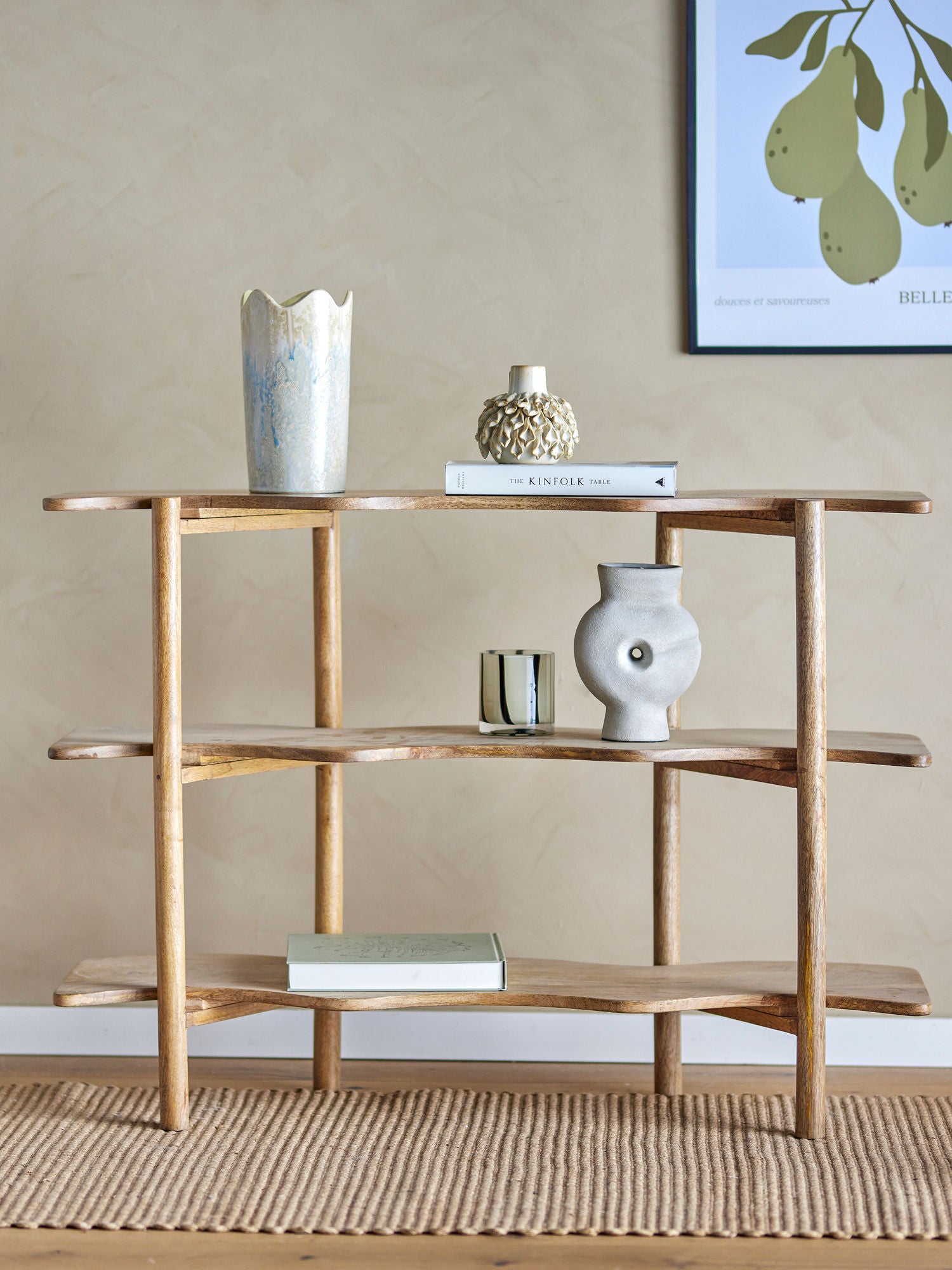 Bloomingville Rivoli Bookshelf, Nature, FSC 100%® Mango