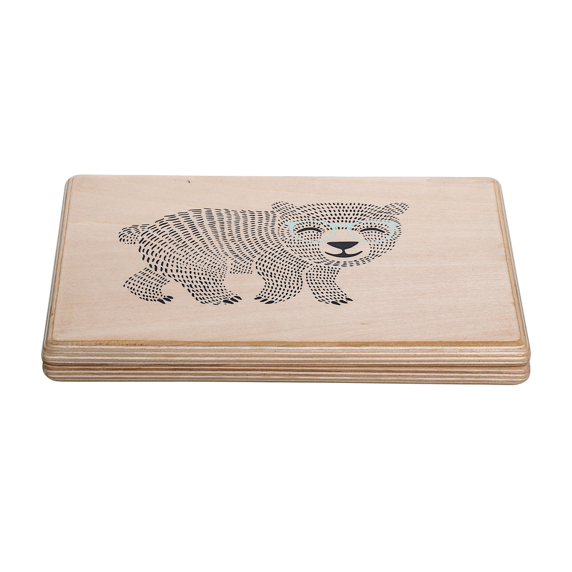 Bloomingville Mini Elena Toy Computador, Natureza, FSC®100% de madeira compensada