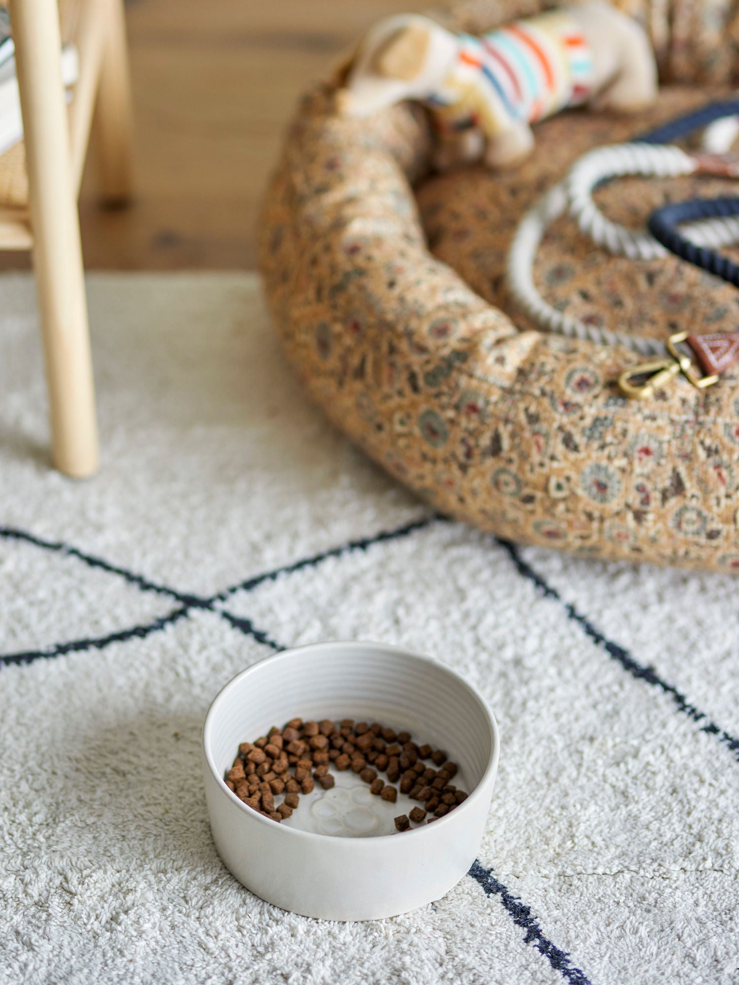 Bloomingville Buddy Bowl, branco, grés