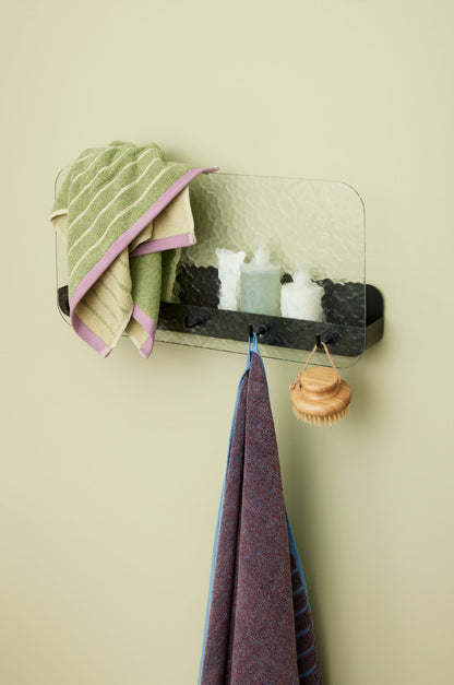 Hübsch Promenade Toalha Grande roxo/azul