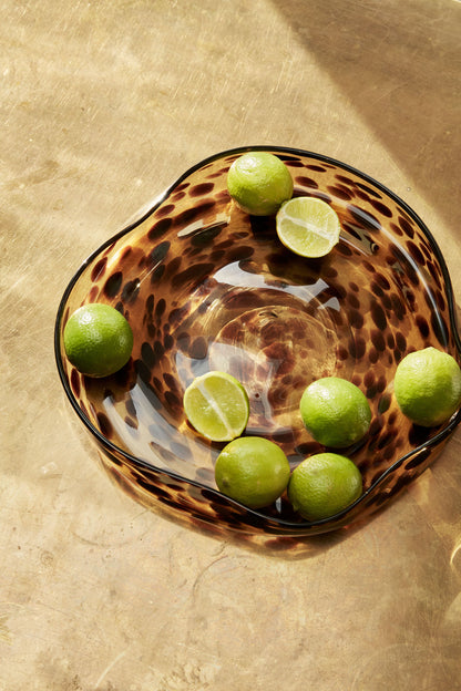 Hübsch Leo Bowls Brown (conjunto de 2)