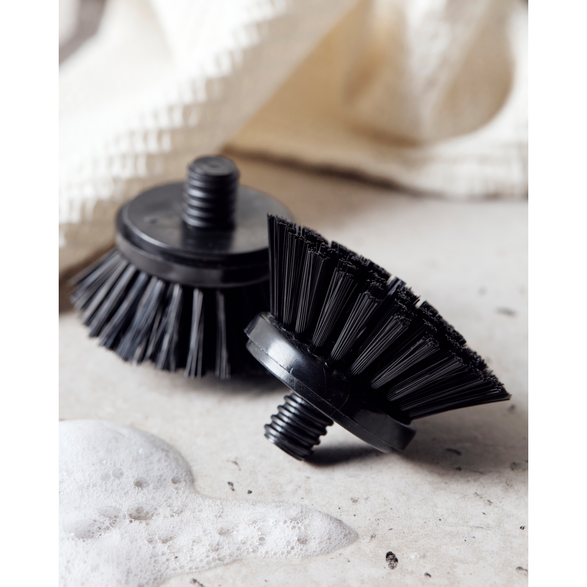 Cabeças de escova intercambiáveis, preto