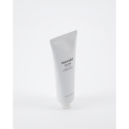 Esfoliante do pé, cedro calmo, cosmos orgânico, branco