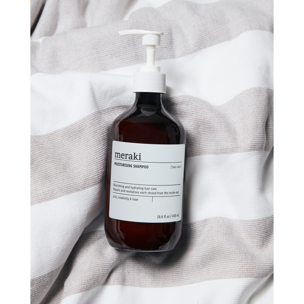Shampoo hidratante, marrom