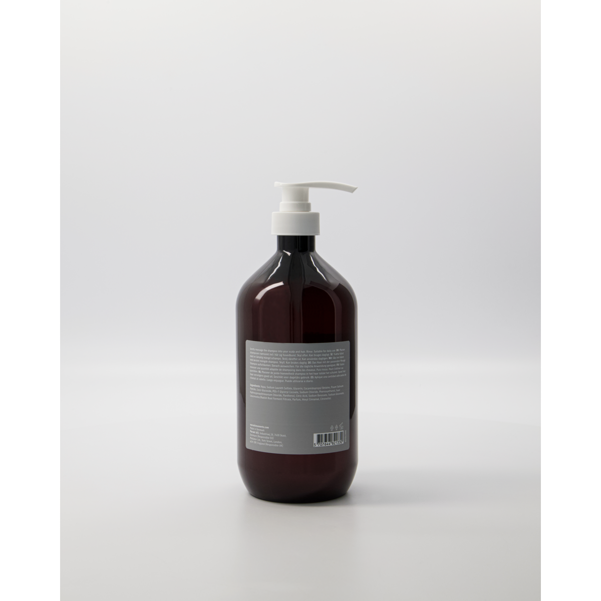 Shampoo volumista, marrom