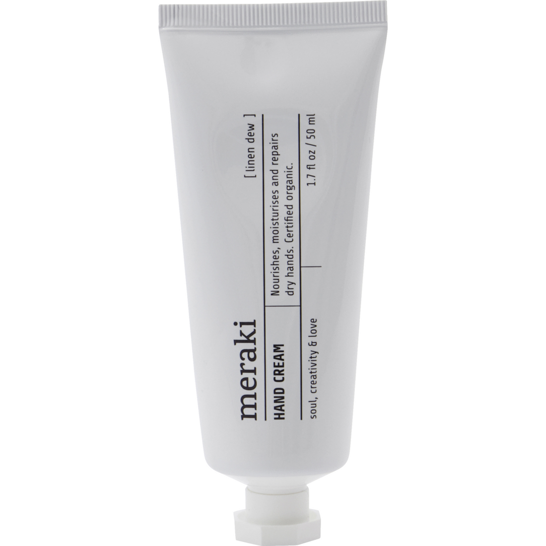 Creme de mão, orvalho de linho, branco