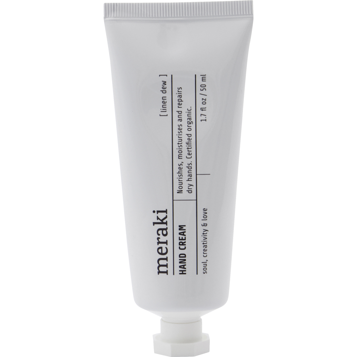 Creme de mão, orvalho de linho, branco