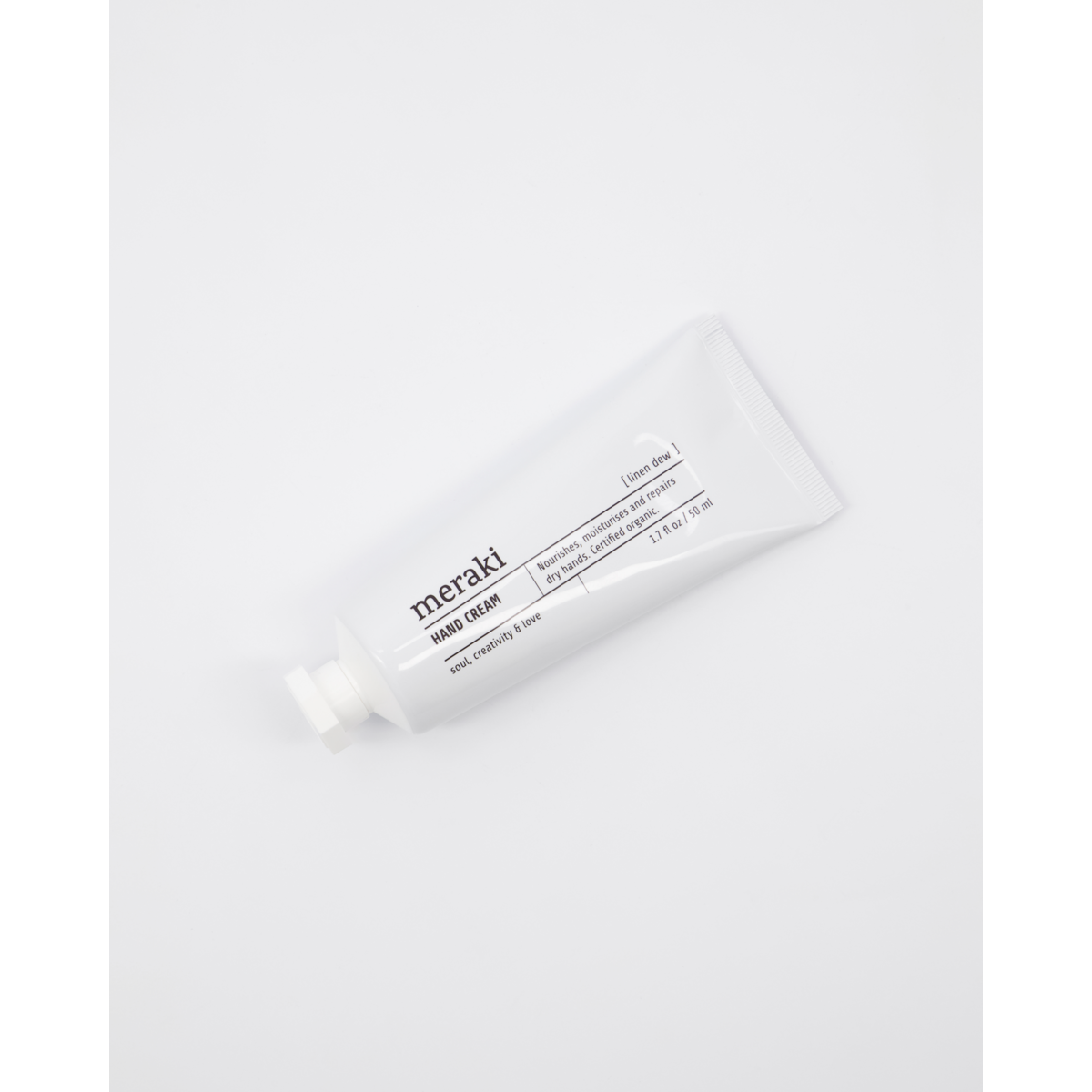Creme de mão, orvalho de linho, branco