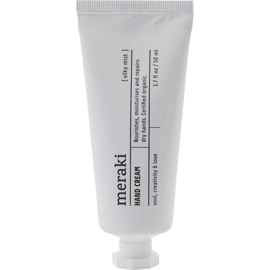 Creme de mão, névoa sedosa, branco