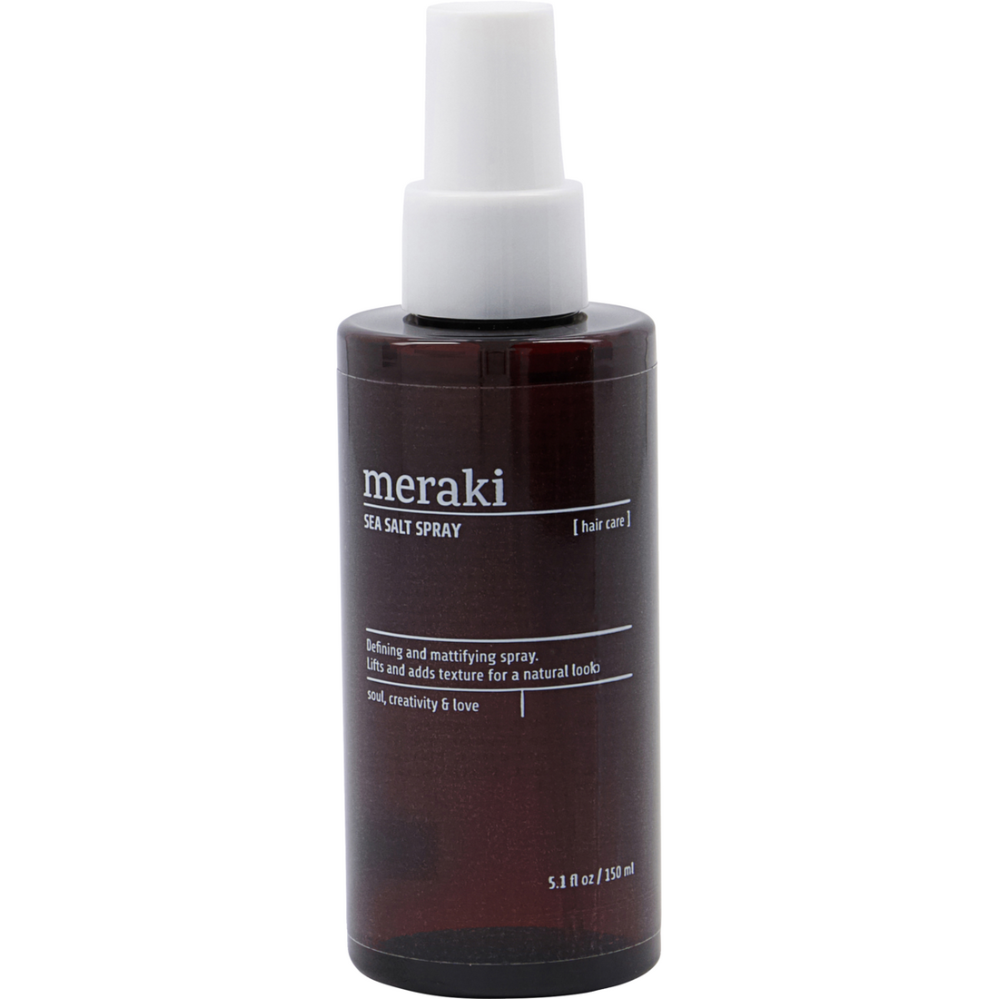 Spray de sal marinho, marrom
