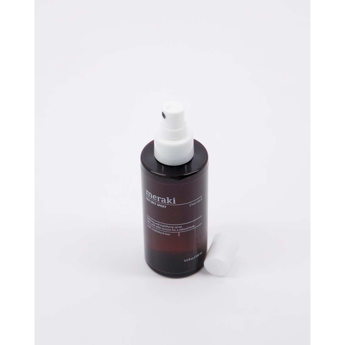 Spray de sal marinho, marrom