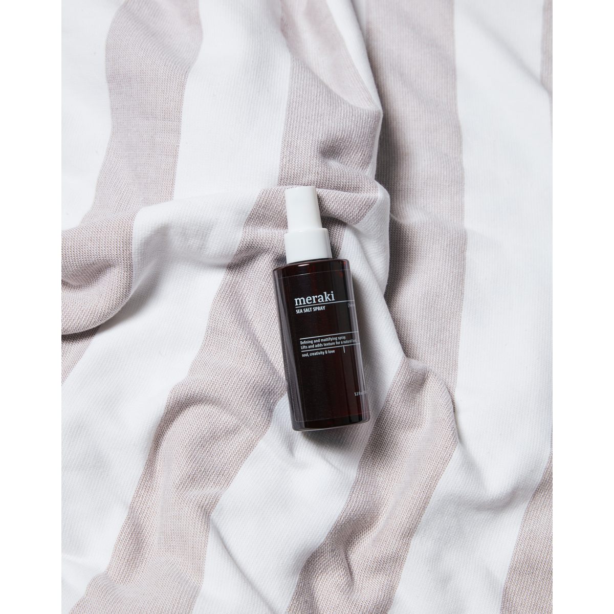 Spray de sal marinho, marrom