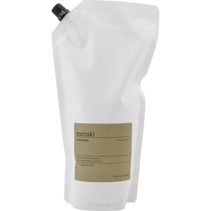 Detergente para lavar louça, refil de brisa de flor, branco