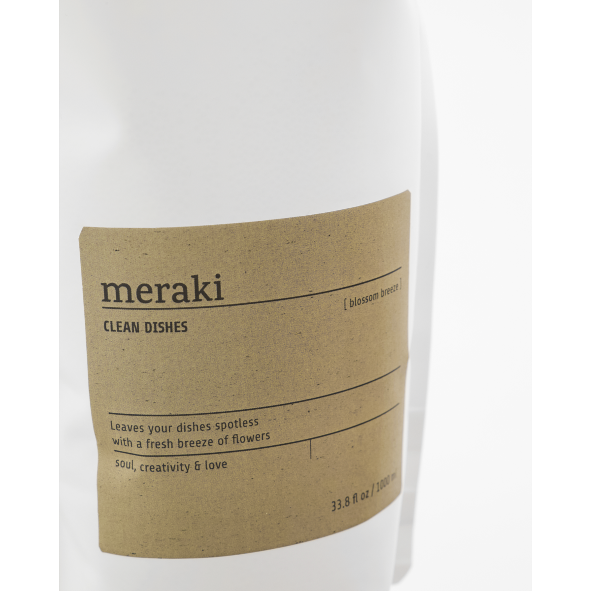 Detergente para lavar louça, refil de brisa de flor, branco