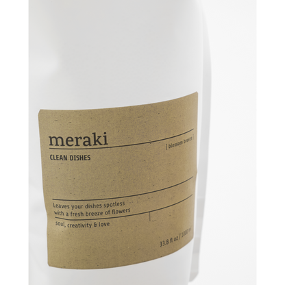 Detergente para lavar louça, refil de brisa de flor, branco