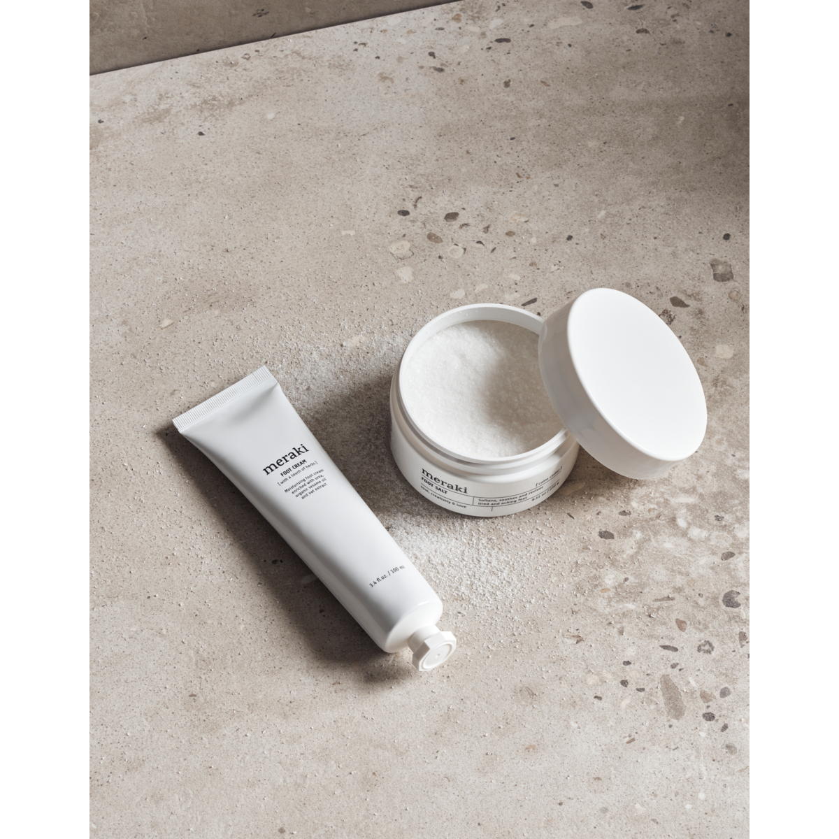 Caixa de presente, spa de pé, branco