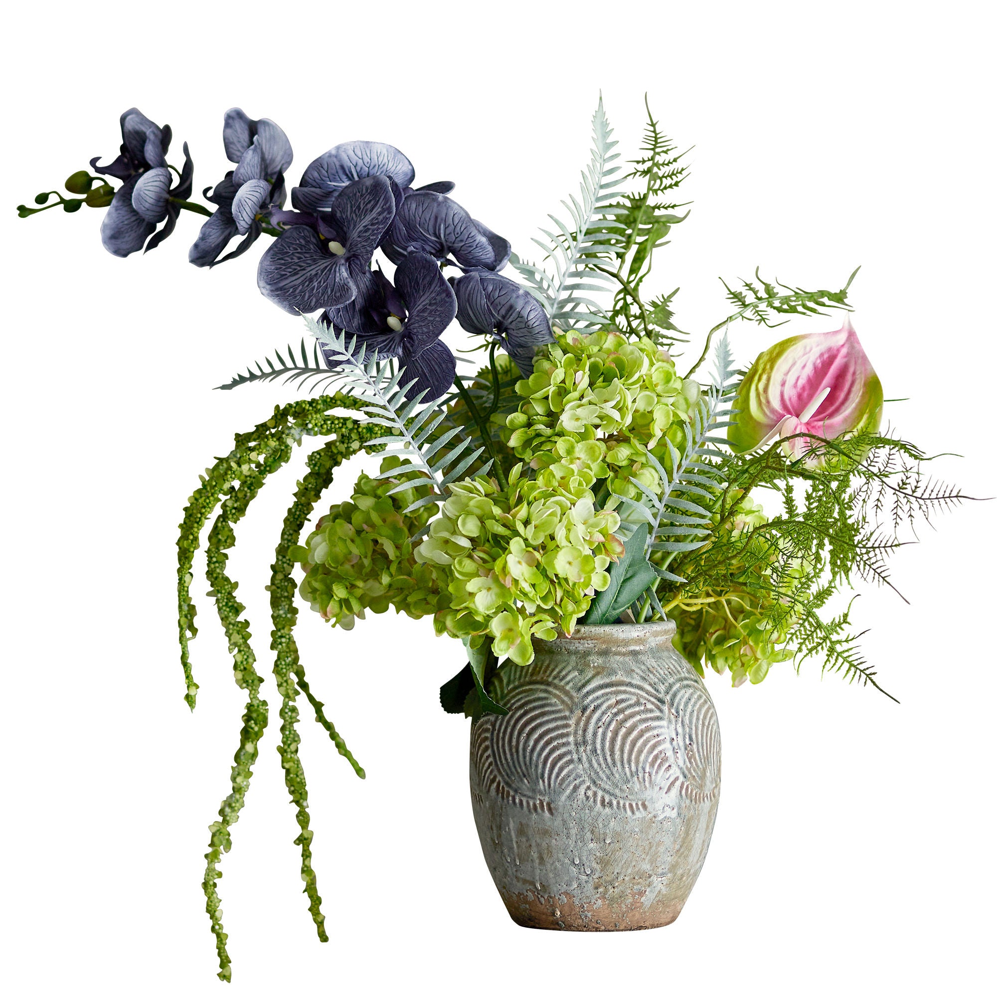 Buquê de poesia de Bloomingville, flores verdes, artificiais