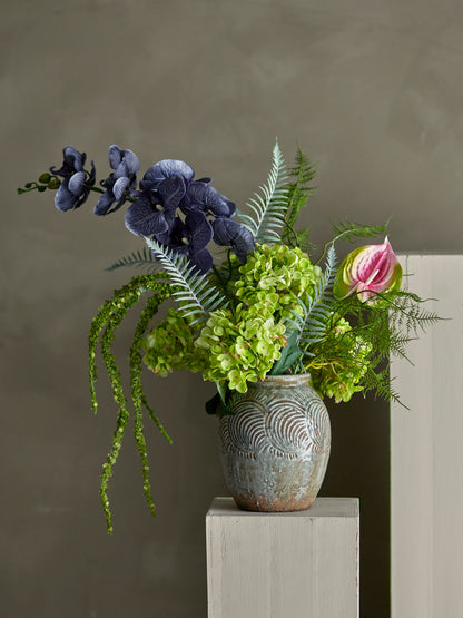 Buquê de poesia de Bloomingville, flores verdes, artificiais