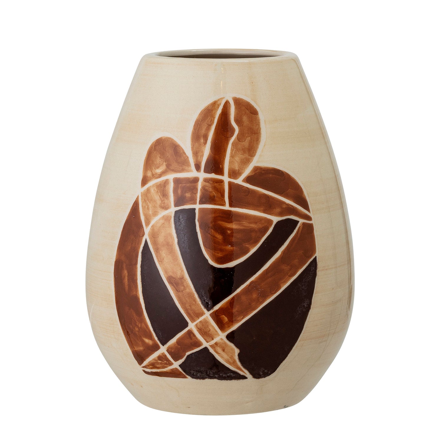 Vaso de Bloomingville Jona, marrom, grés