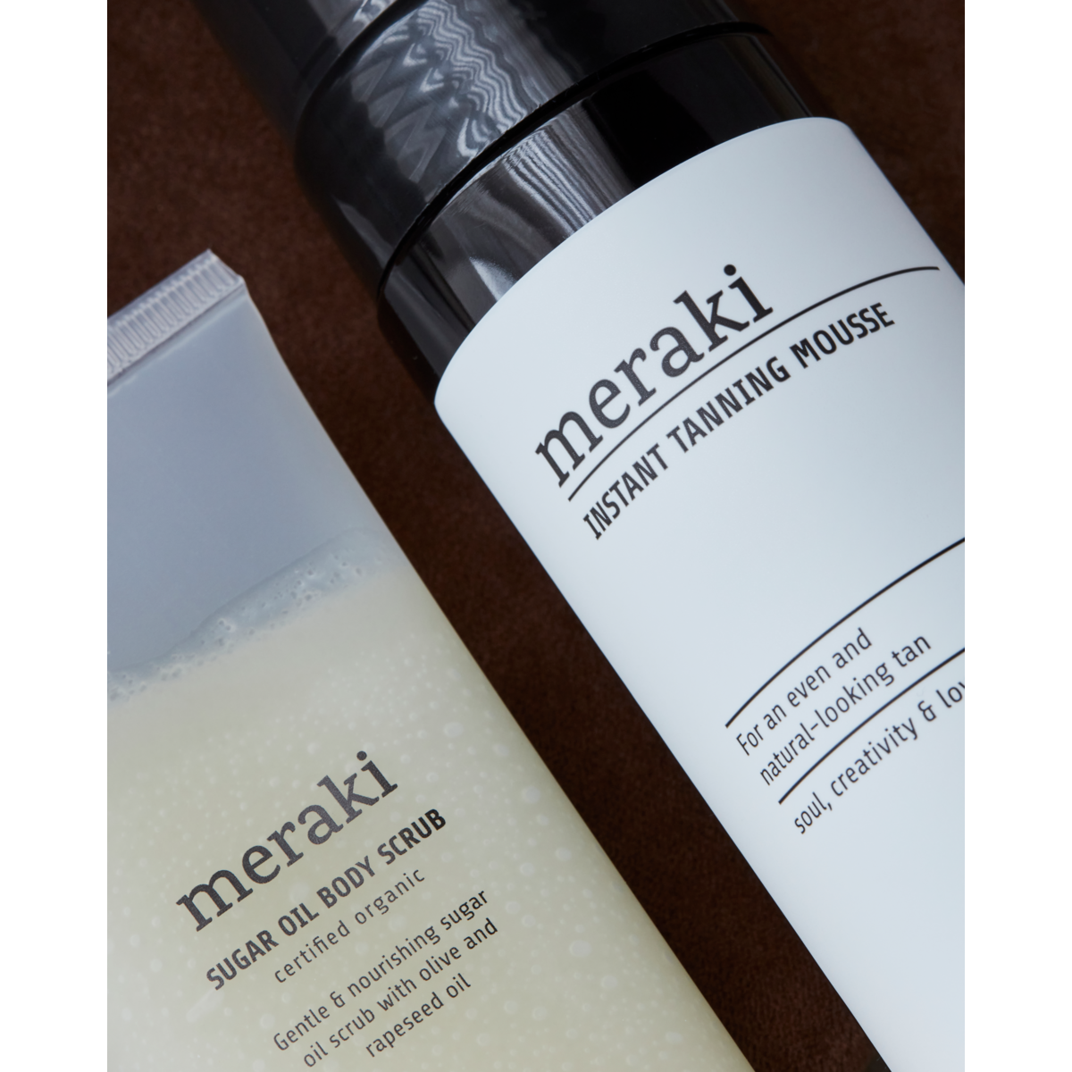 Caixa de presente, kit de bronzeamento Meraki, branco