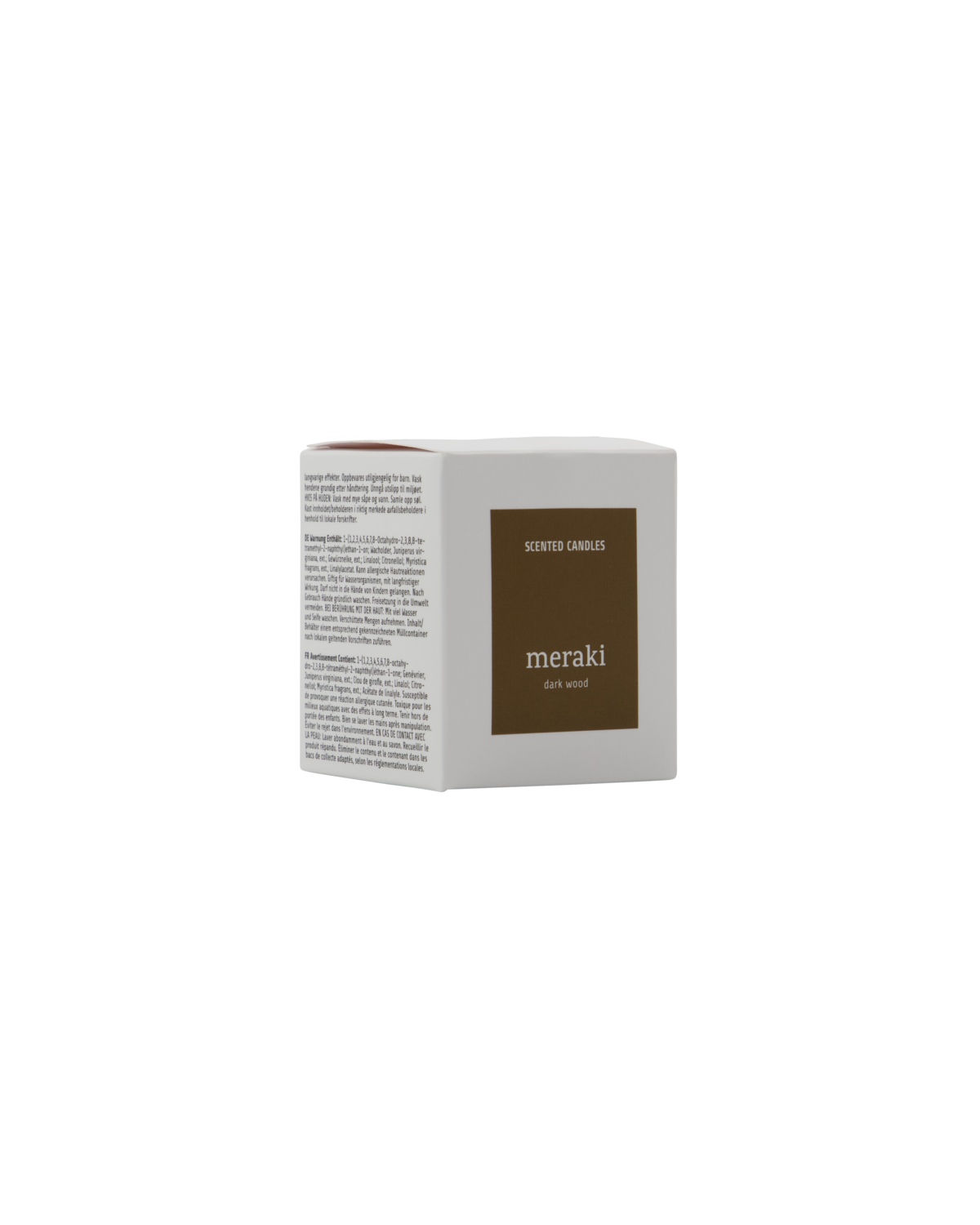 Vela perfumada, madeira escura, 60 g