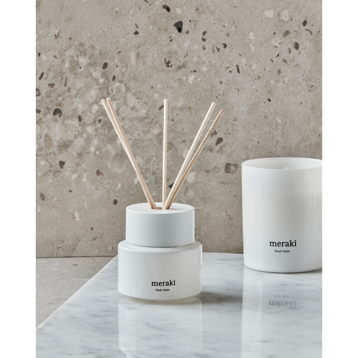 Secue de fragrância, linho fresco, branco