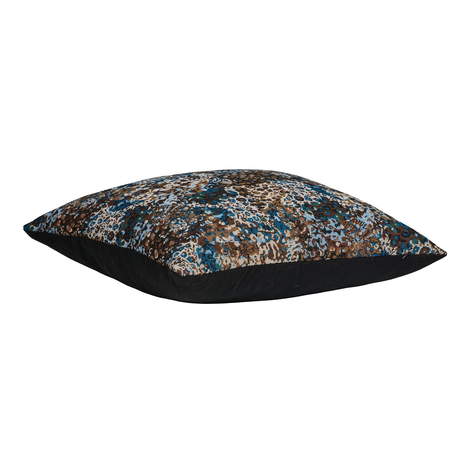 Travesseiro de flor - travesseiro, mix azul/marrom 45x45 cm
