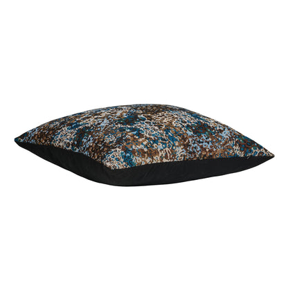 Travesseiro de flor - travesseiro, mix azul/marrom 45x45 cm