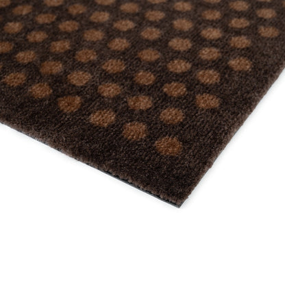 Notícias - Carpet/deve 60 x 90 cm - Dot/Cognac -Dark Brown