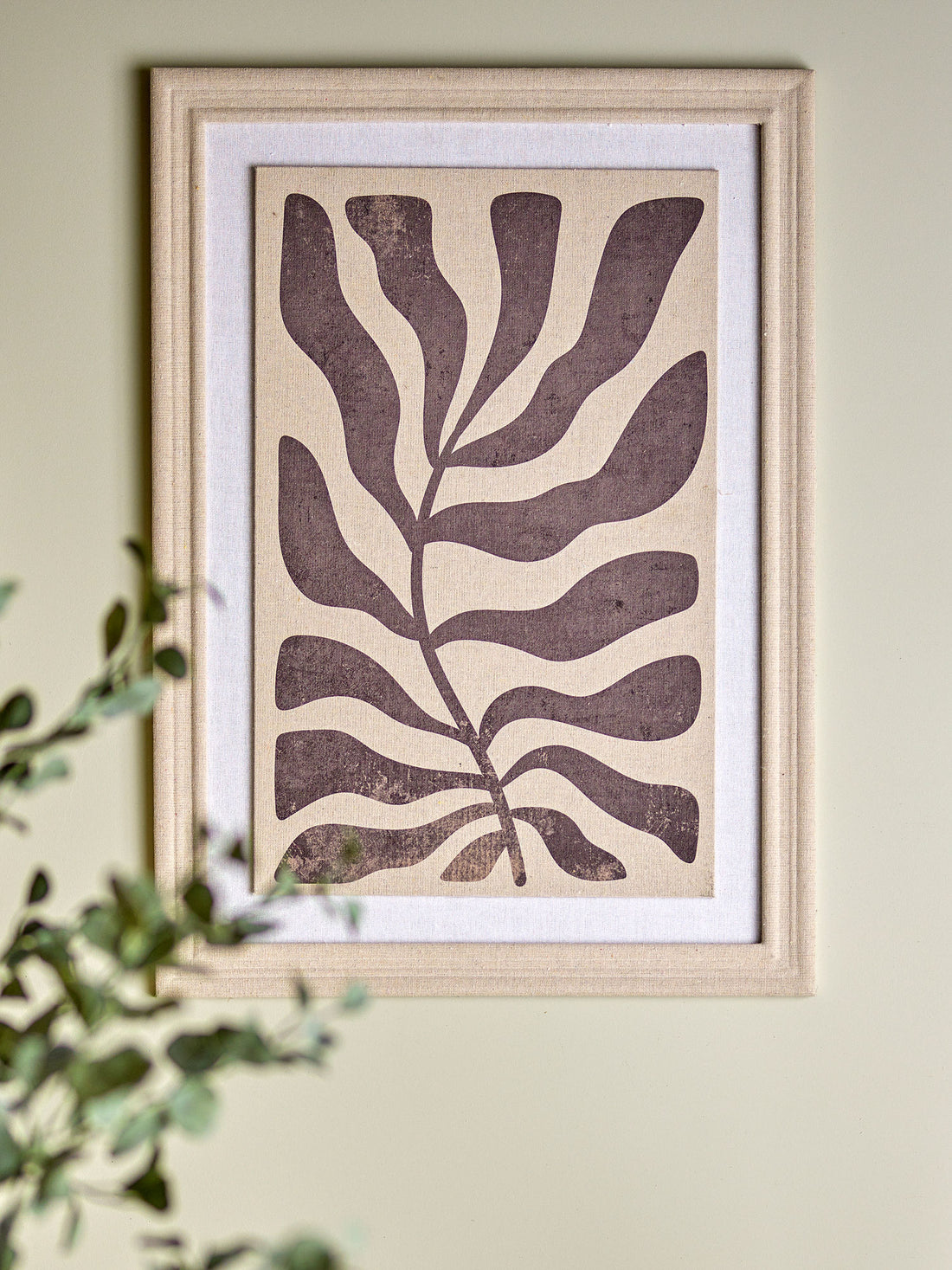 Decoração de parede de leme bloomingville, natureza, algodão