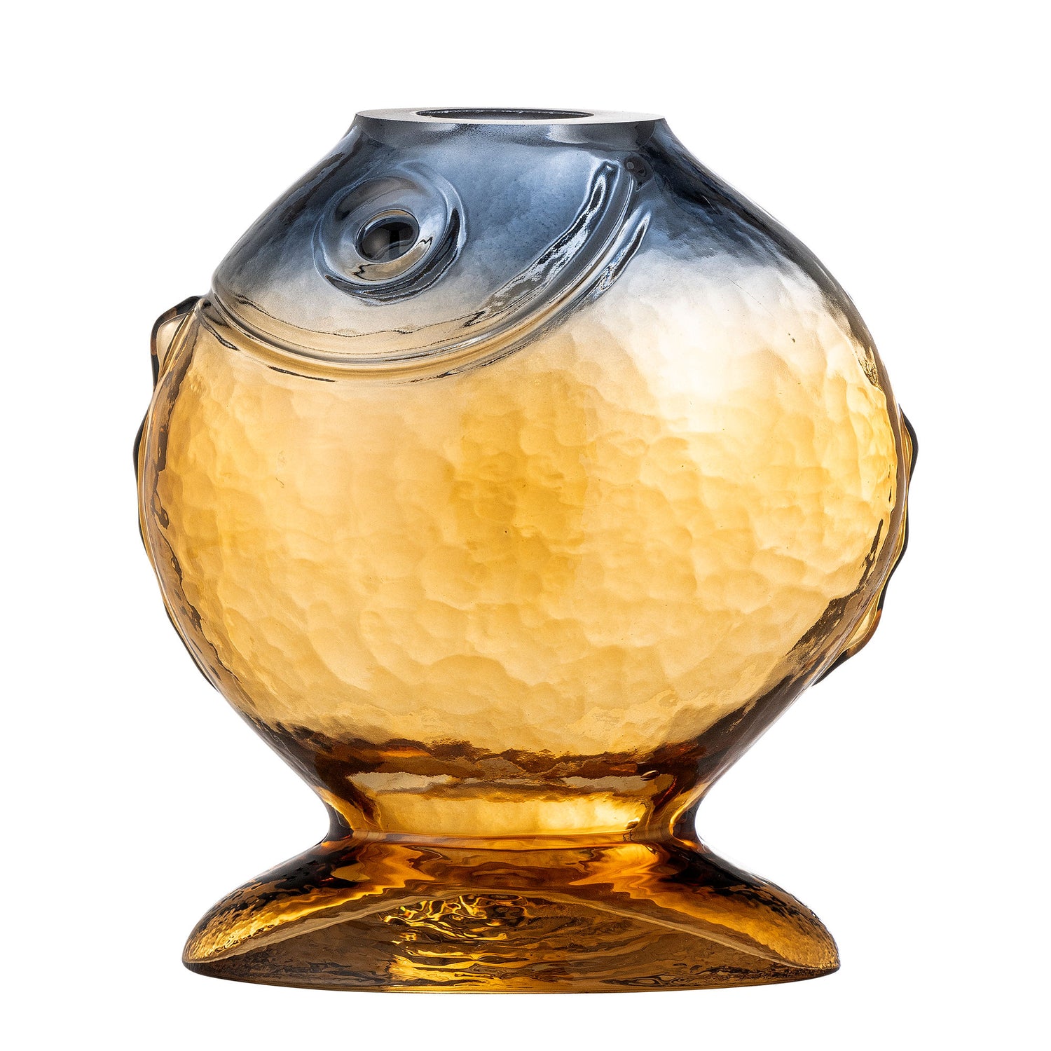 Coleção criativa Varga vaso, amarelo, vidro